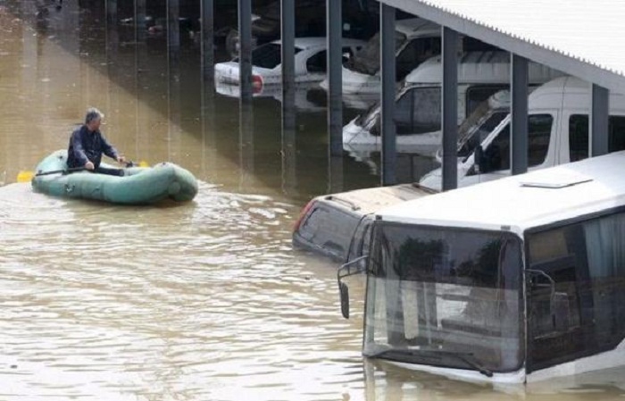 Heavy rains flood Western Georgia